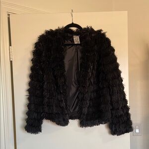 Sadie & Sage Furry Jacket